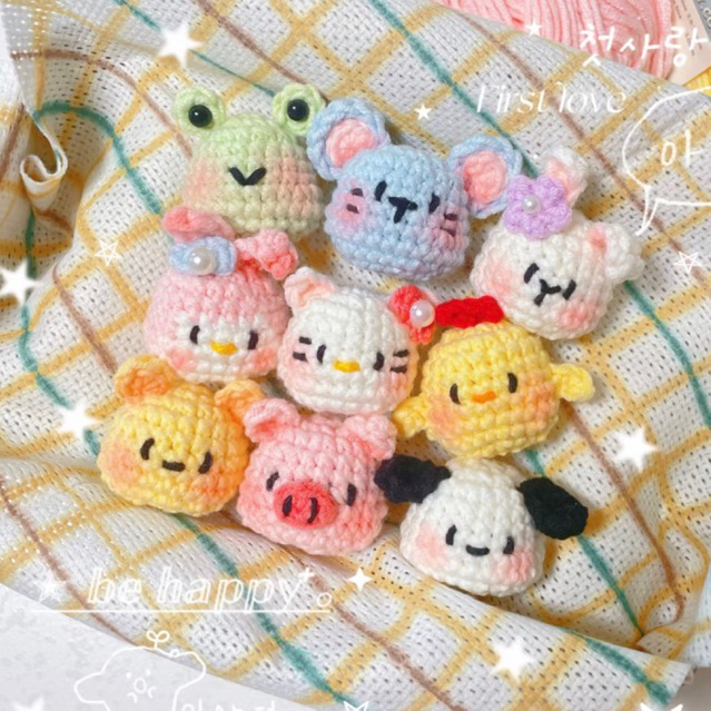 [Handmade] Móc khoá thú mini