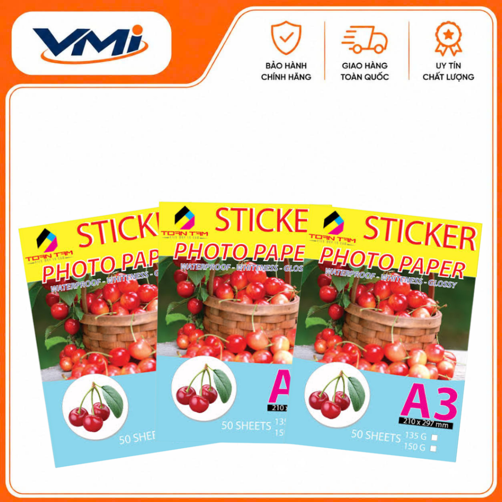 Decal Ảnh A3 135G