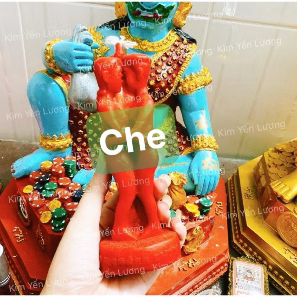 🎀 Nến Inkoo Đứng Chùa Wattraimit Thái Lan 🎀