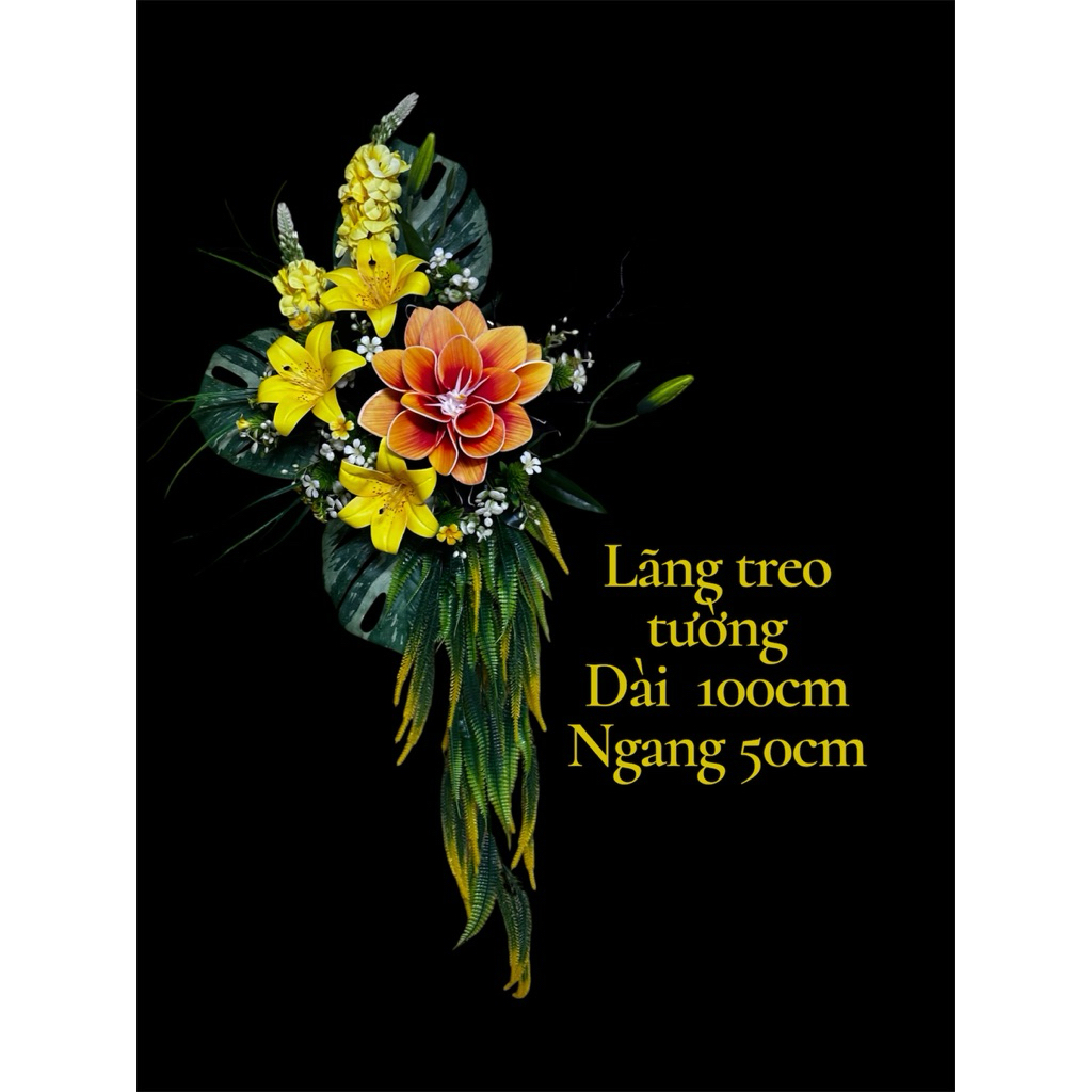 lãng treo tường trang trí , hoa nhập khẩu cao cấp , siu đẹp