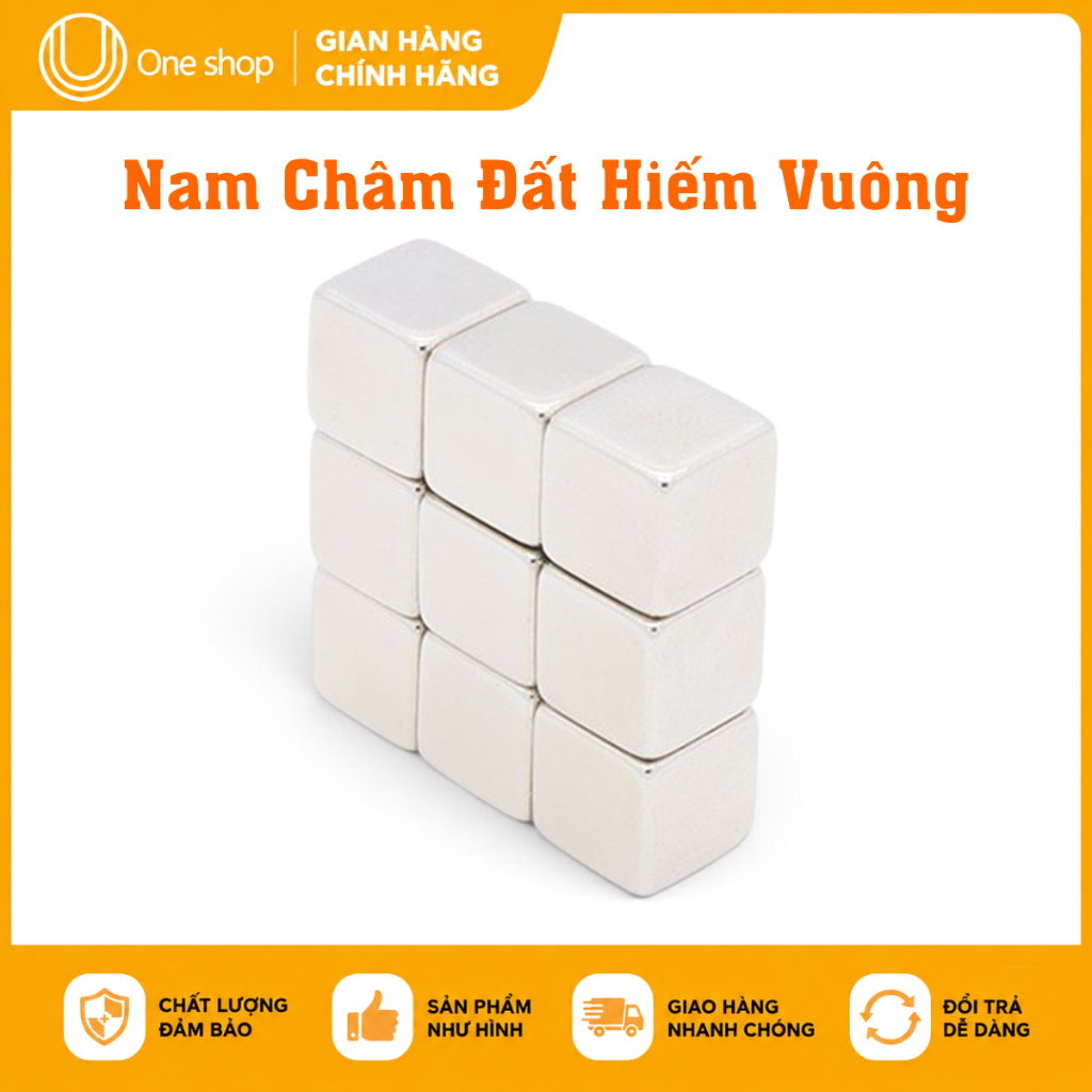 Nam Châm Đất Hiếm Vuông