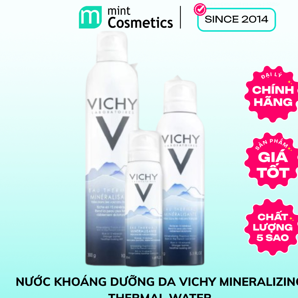 Nước khoáng dưỡng da Vichy Mineralizing Thermal Water