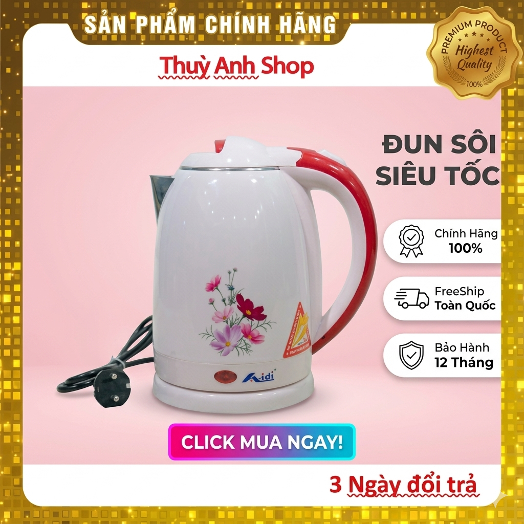 Ấm siêu tốc 2 lít (Ấm siêu tốc 09N)