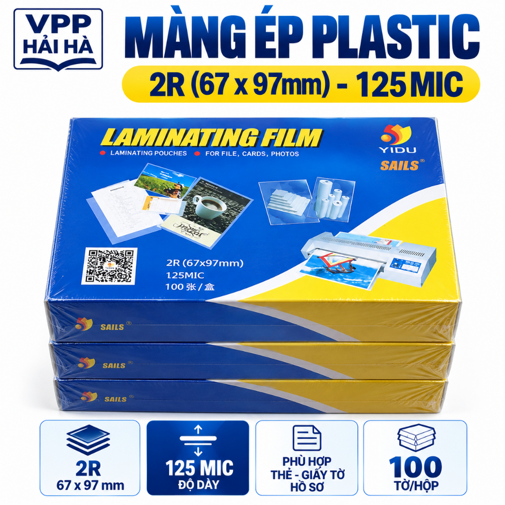 Ép Plastic CMND 125/150 mic