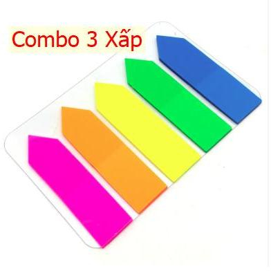 GIẤY NOTE MŨI TÊN 100 TỜ 5 MÀU NHỰA ĐÁNH DẤU