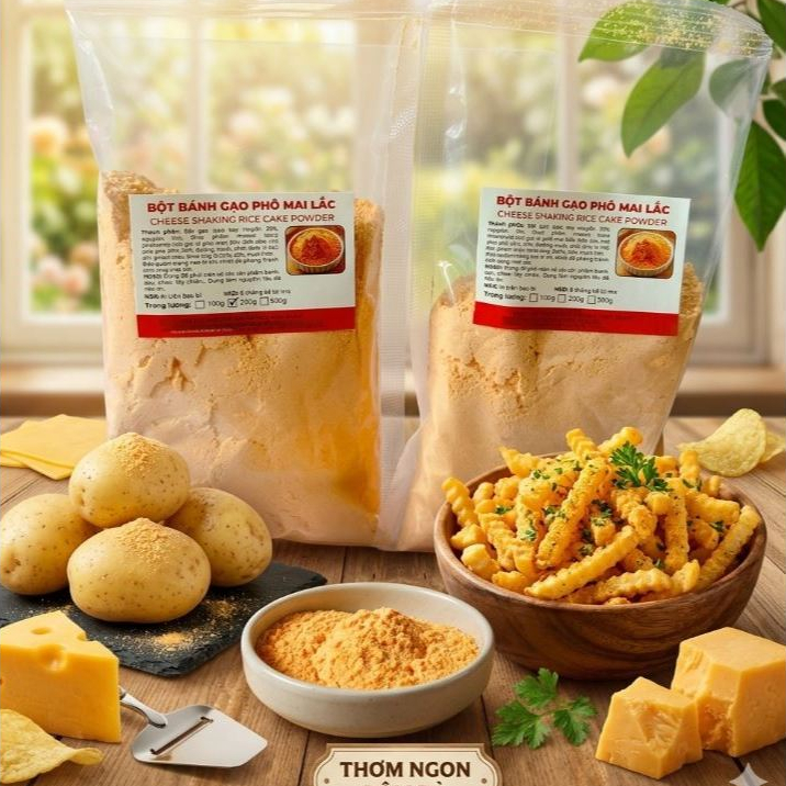 200g Bột Phô Mai Lắc Khoai tây/ bánh gạo,...