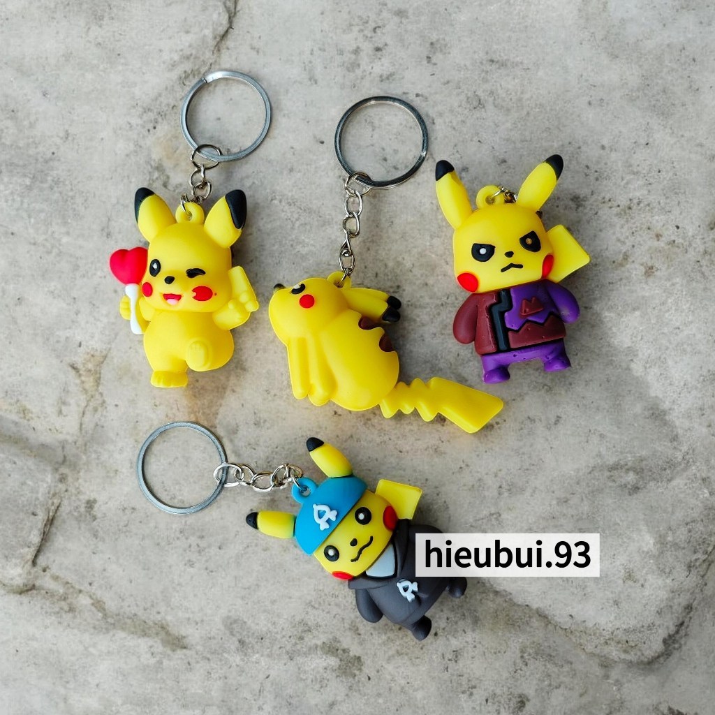 10 CÁI MÓC KHÓA PIKACHU - TIM