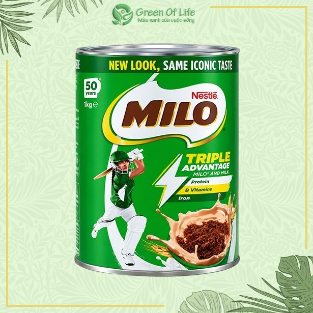 GREENOFLIFE - Sữa bột Milo Úc 1kg hãng Nestle
