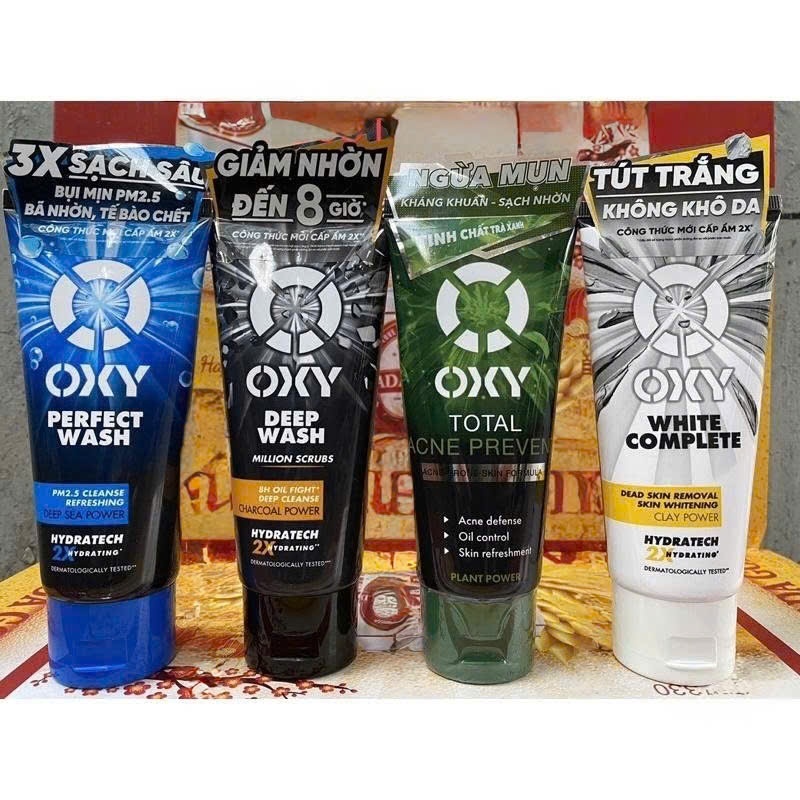 Sữa rửa mặt Oxy nam 100g