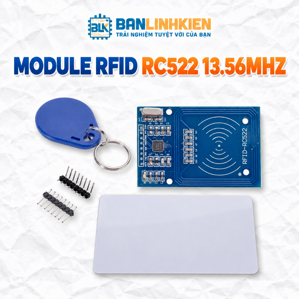 Module RFID RC522 13.56MHz  Banlinhkien