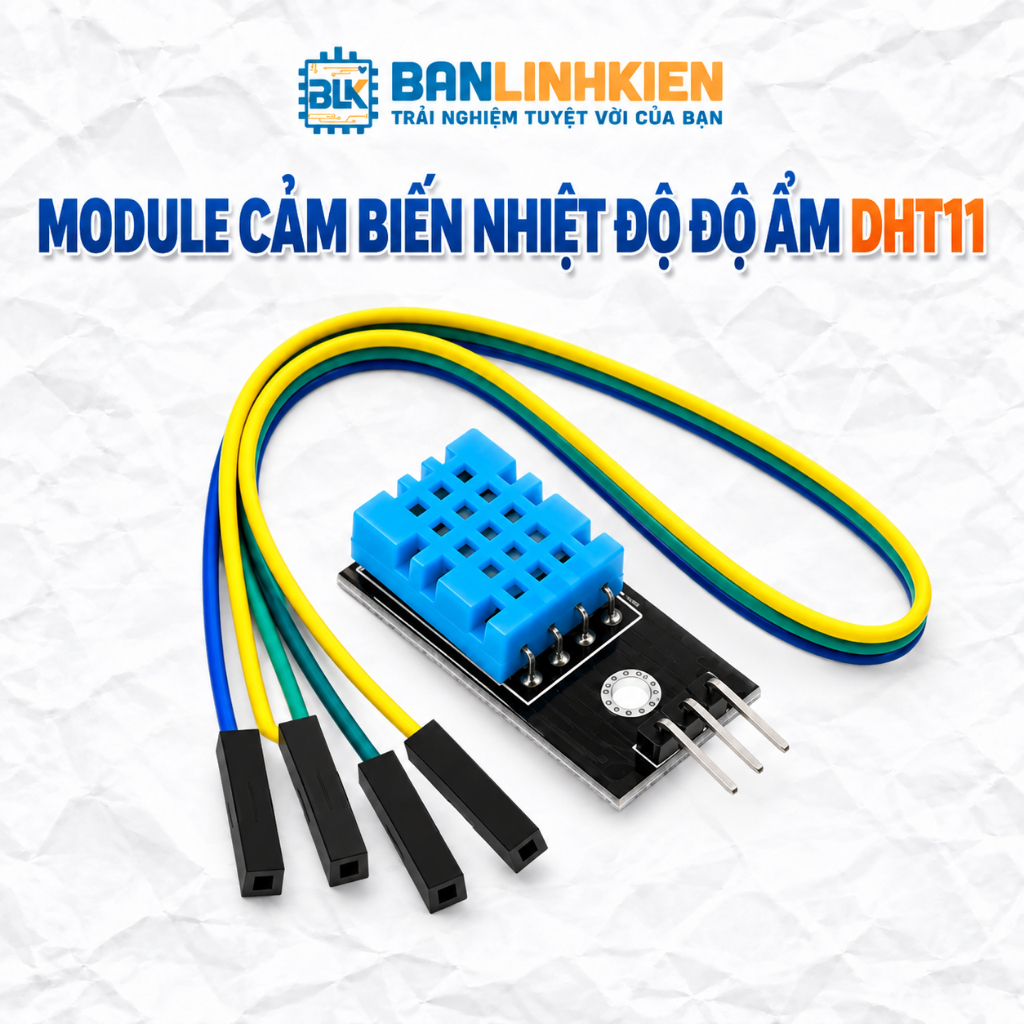 Module Cảm Biến Nhiệt Độ Độ Ẩm DHT11  Banlinhkien