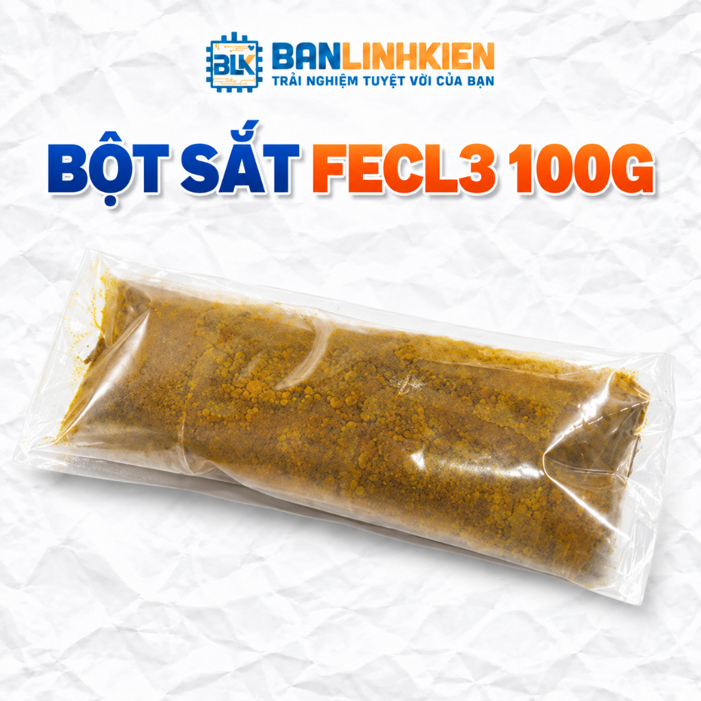 Bột Sắt FeCl3(100g)   BANLINHKIEN