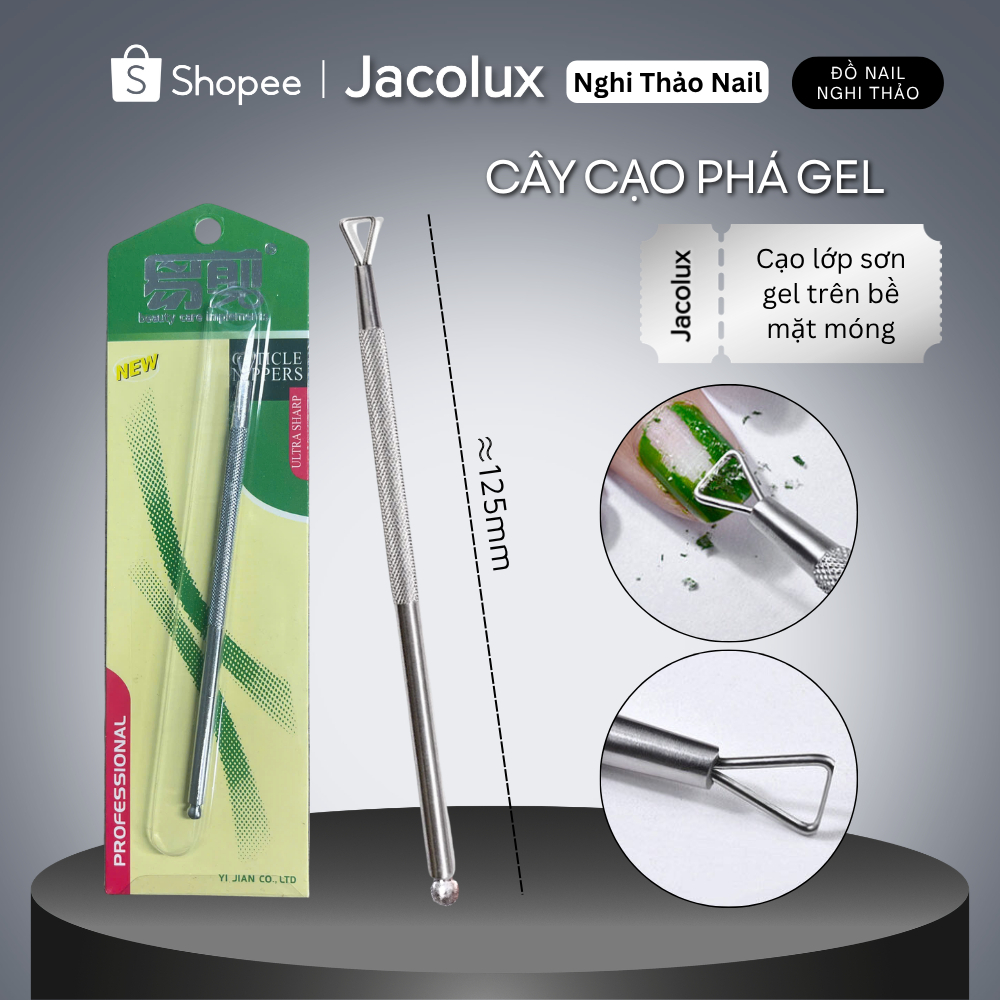 Cây cạo phá gel dụng cụ làm nail Nghi Thảo QCGA