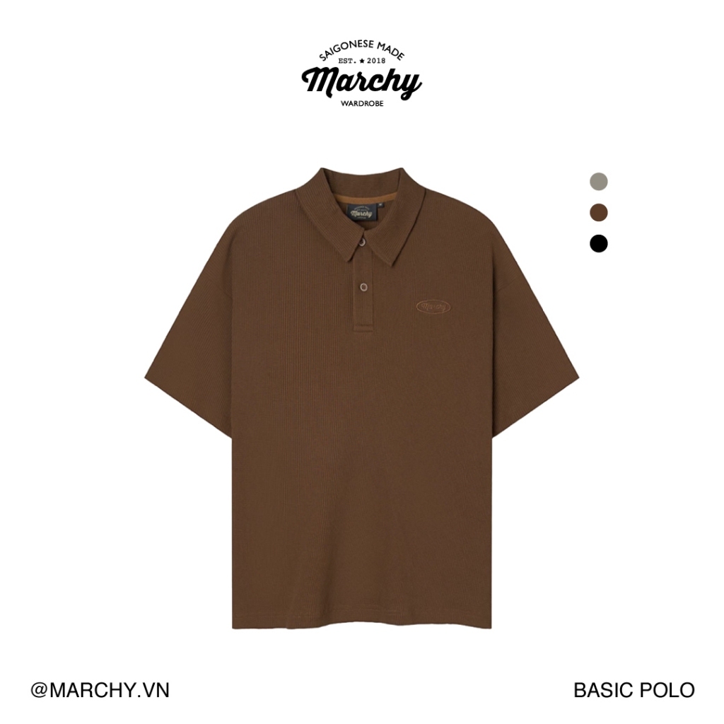 MARCHY - Basic Polo - Áo tay ngắn có cổ