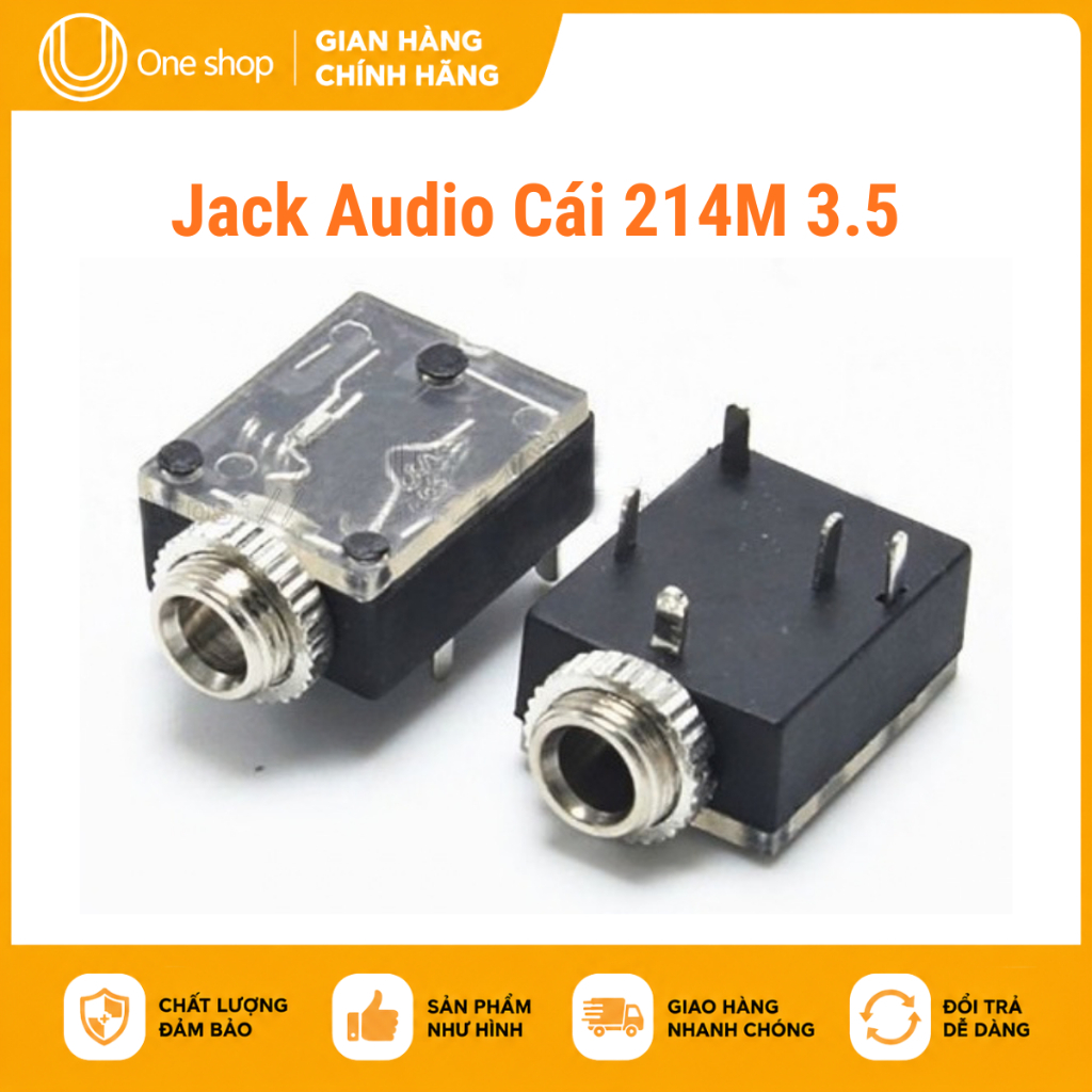 Jack Audio Cái 214M 3.5 ( Có Ốc Vặn )