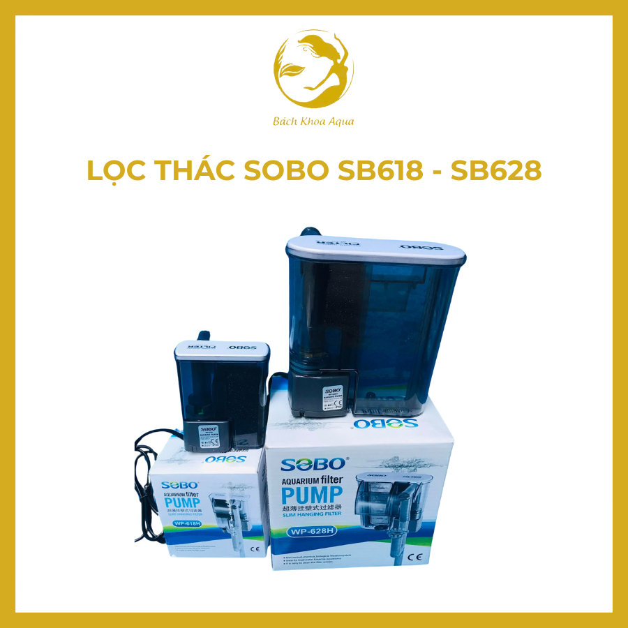 Máy lọc thác Sobo SB618 - SB628 cho bể mini