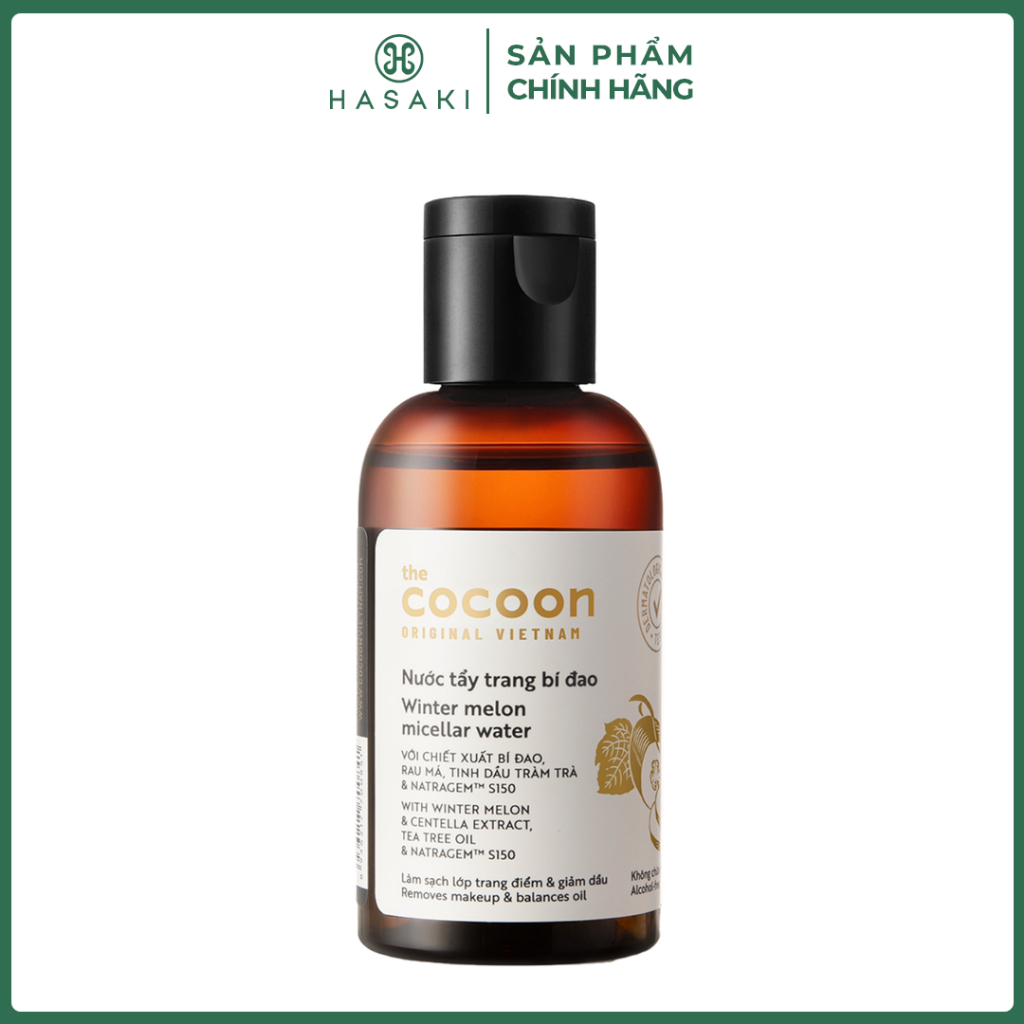 [QUÀ TẶNG KHÔNG BÁN] 50ml Nước Tẩy Trang Bí Đao Cocoon Làm Sạch & Giảm Dầu Hasaki Sản Phẩm Chính Hãng