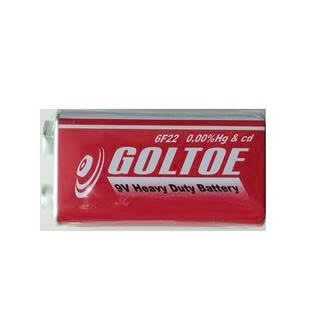5 viên Pin 9V goltoe, Pin vuông 9V Golite