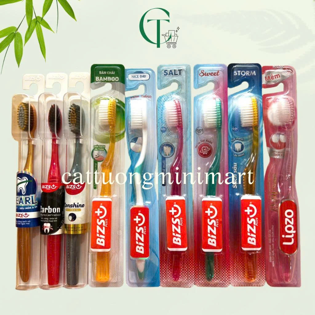 Bàn chải đánh răng BIZSPLUS / LIPZO RUBY lông siêu mảnh mềm mượt