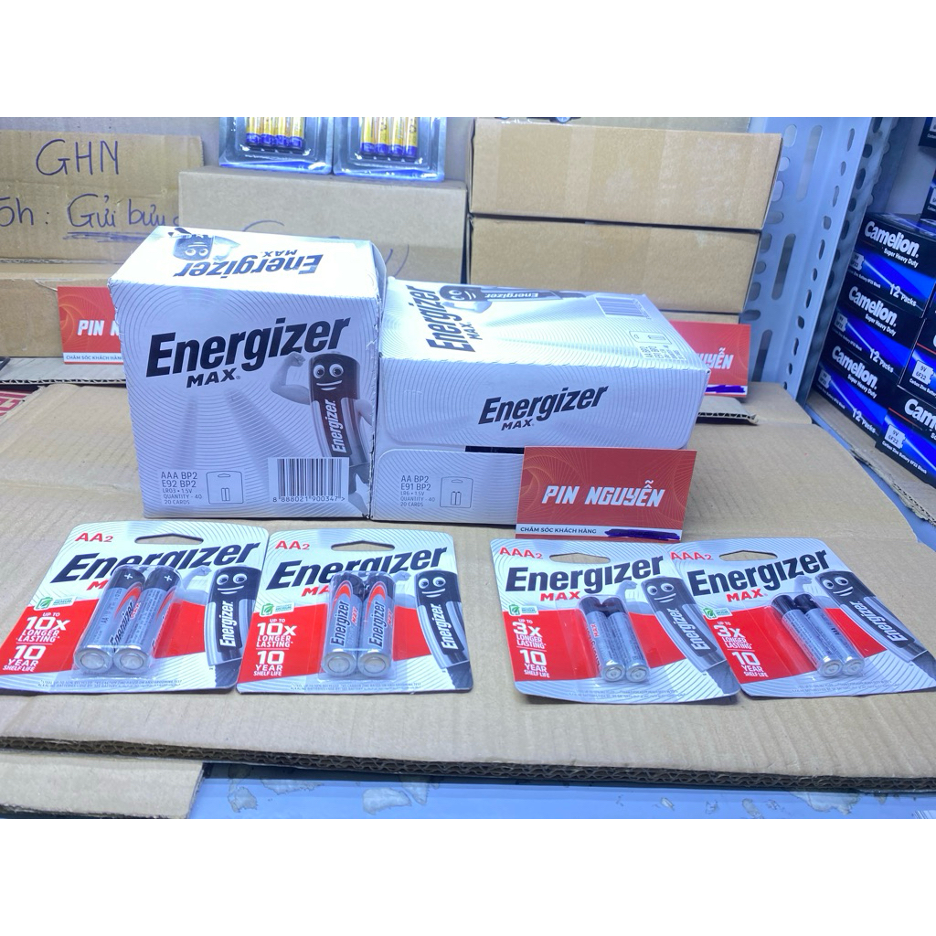 3 Vỉ Pin Energizer AA / AAA SIÊU BỀN SIÊU MẠNH Hàng Chính Hãng