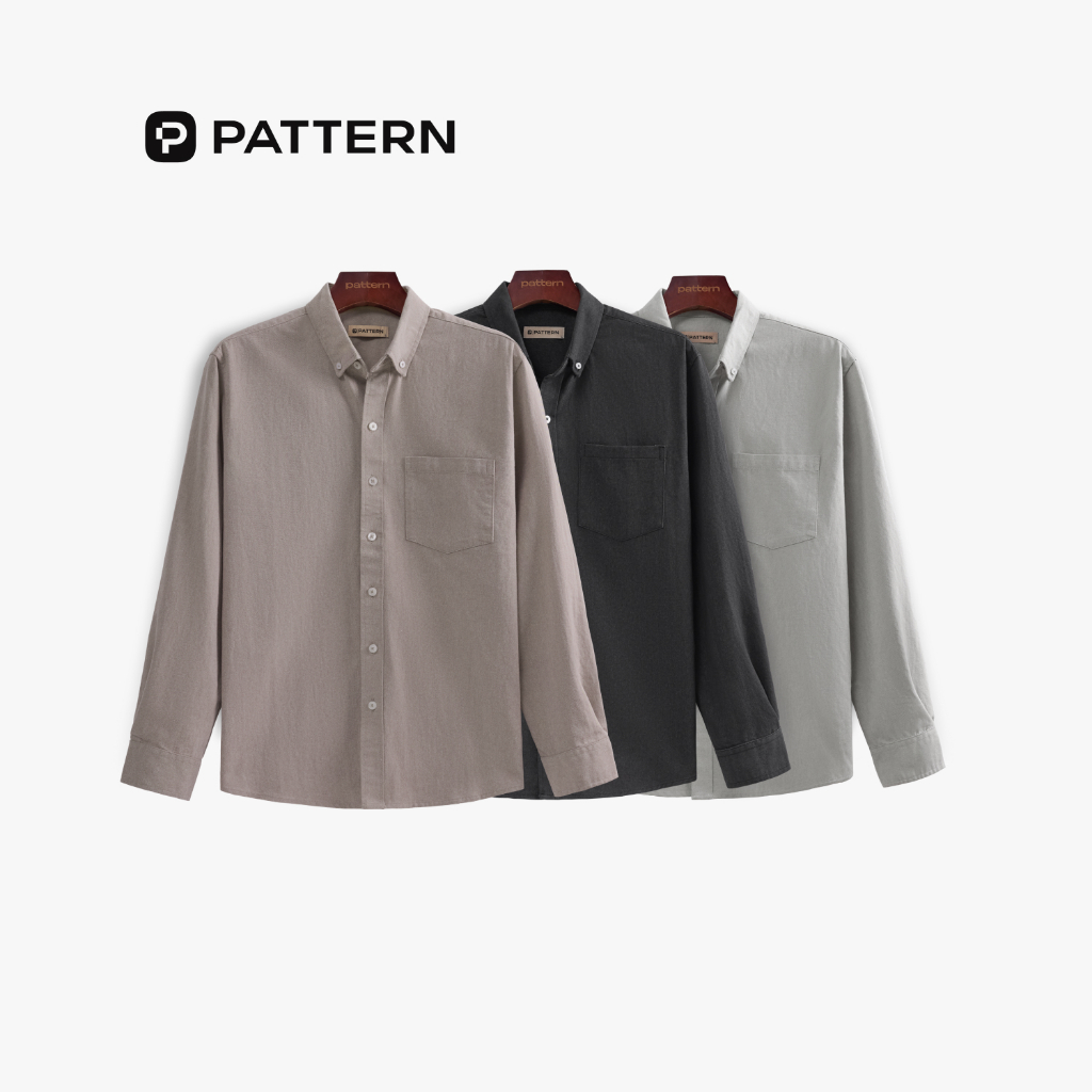 Áo Sơ Mi KAKI WASH Basic Rustic Shirt PATTERN PA068