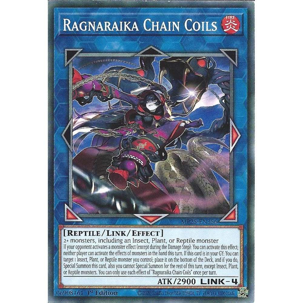 [KW2 Yugioh]* [EN-UK] Thẻ bài MP25-EN356 Ragnaraika Chain Coils : Common Card : 1st Edition