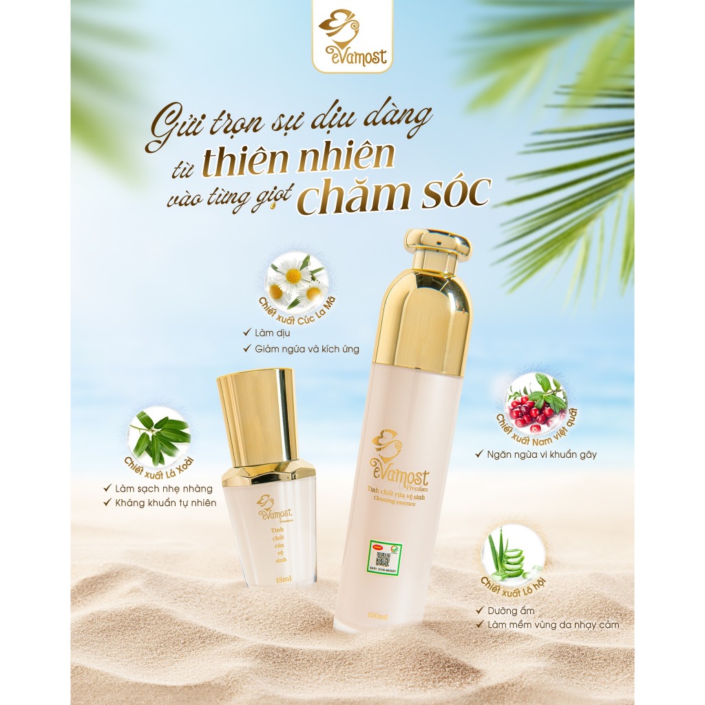 [ 1 tặng 1 ] TINH CHẤT VỆ SINH Evamost
