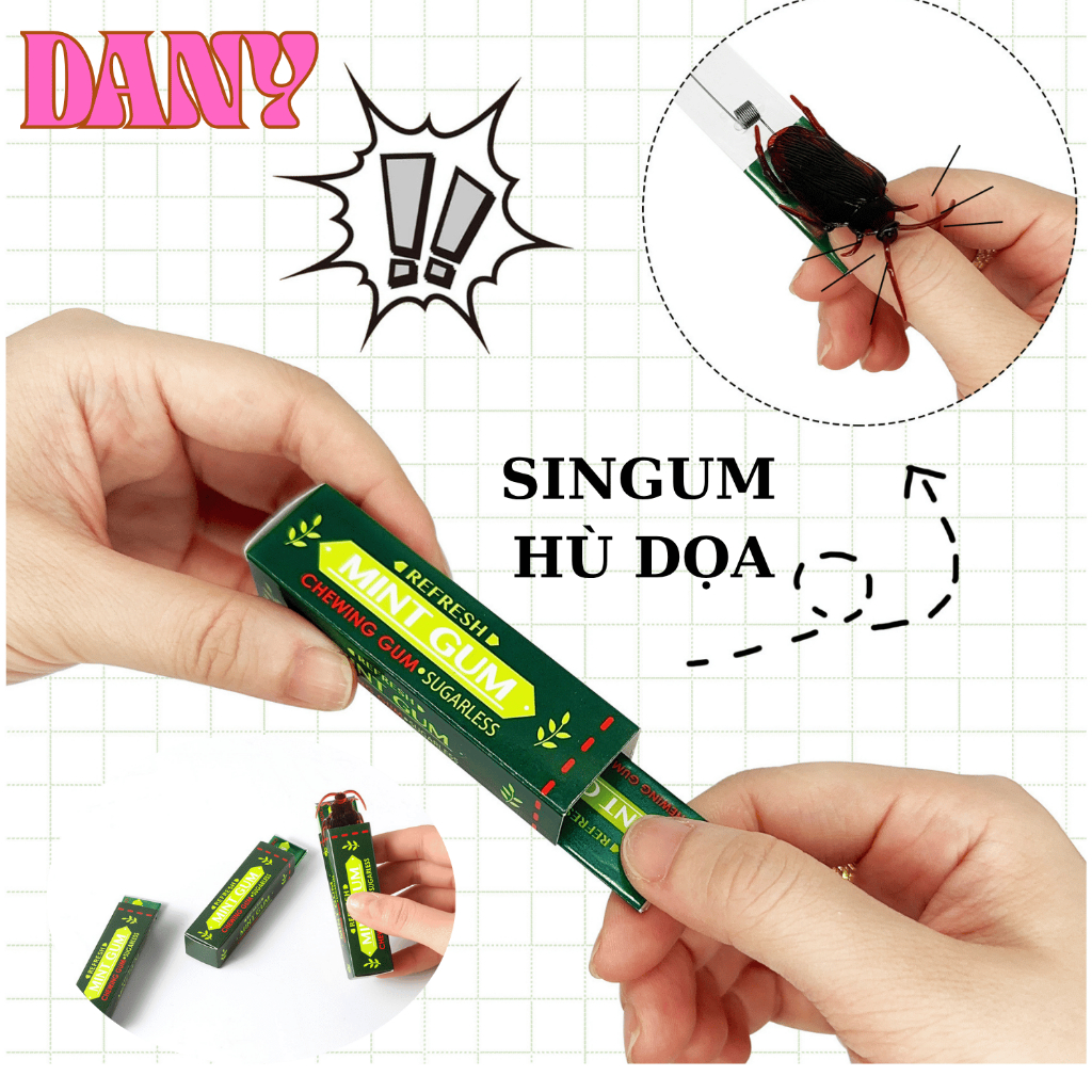 DANY ĐỒ CHƠI TROLL KẸO SINGUM CÔN TRÙNG, ĐỒ CHƠI HÙ DỌA BẤT NGỜ VUI NHỘN