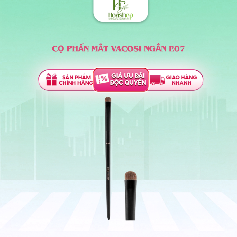 Cọ Phấn Mắt Vacosi Ngắn E07