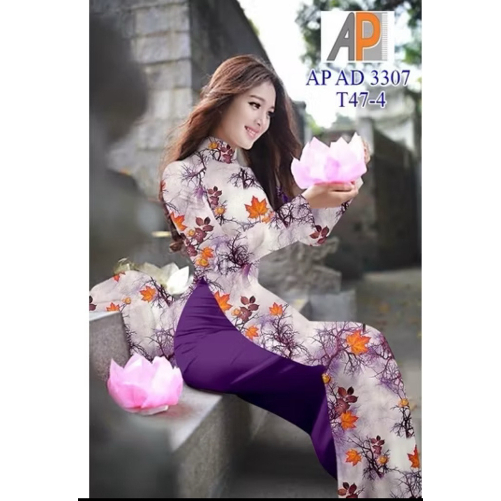 Vải áo dài chiếc lá