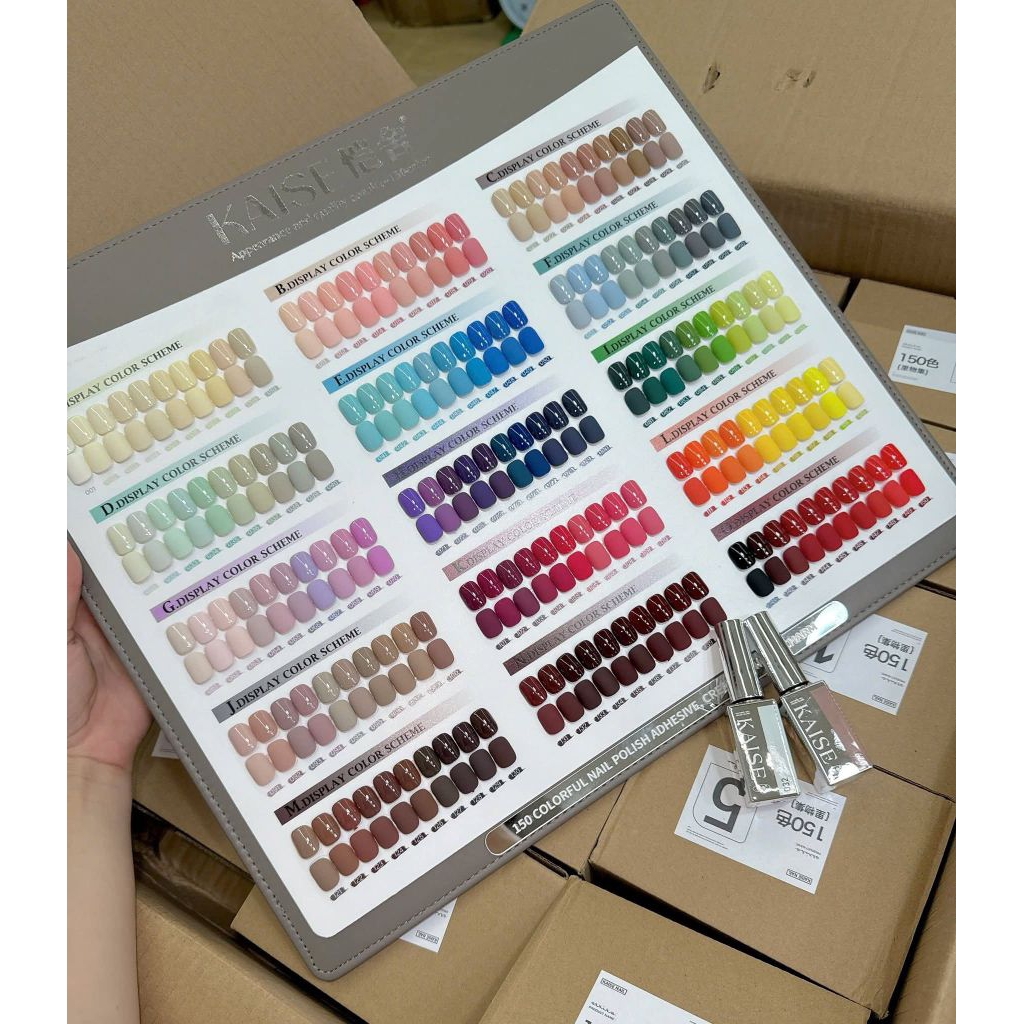 Sét sơn kaise 150 màu tặng bảng màu baetop