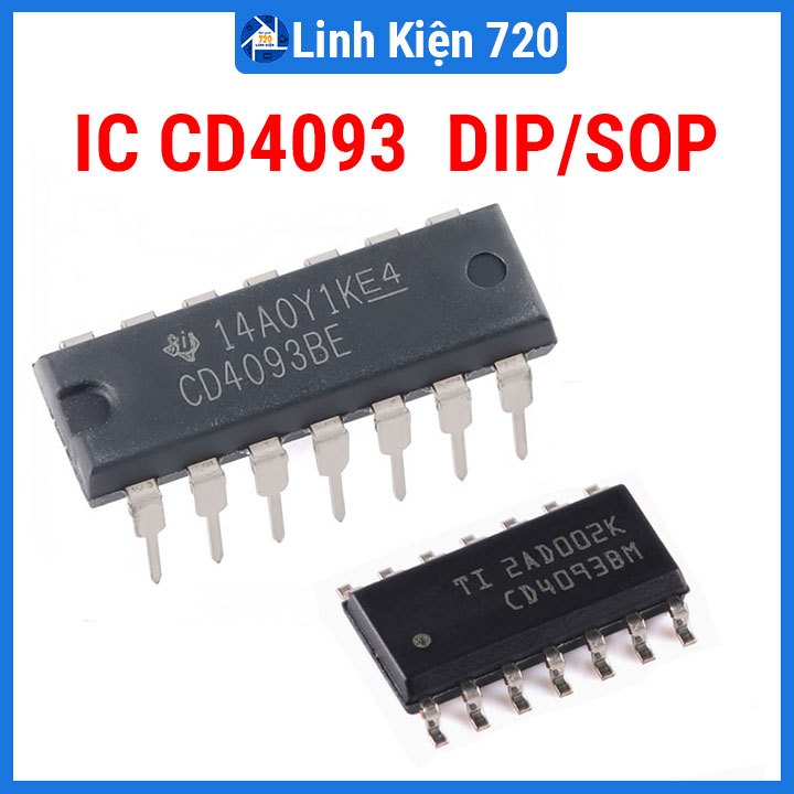 Chíp IC CD4093 -0,5 ~ 20V