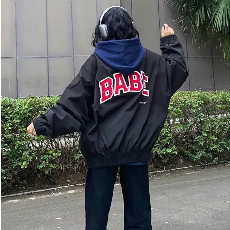 [RẺ VÔ ĐỊCH] Áo khoác bomber gió Unisex LASVEGAS chất gió in LOGO ,form rộng 2 lớp đẹp cho nữ,nam