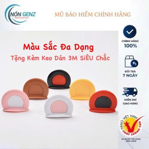 Tai Gấu Gắn Nón Bảo Hiểm Chất Liệu Nhựa Mịn Mềm Có Nhiều Màu Sắc