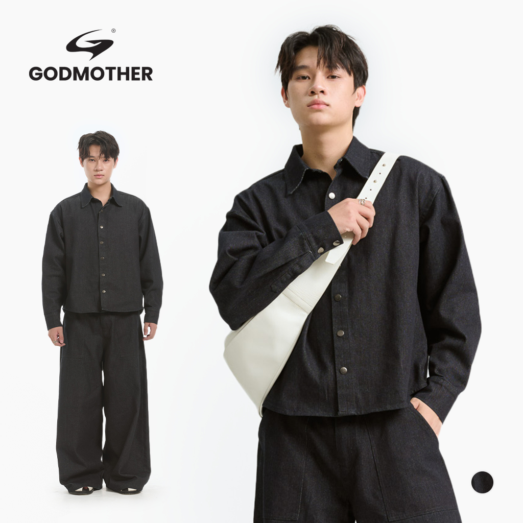 Set Denim Unisex Form rộng GODMOTHER 2025