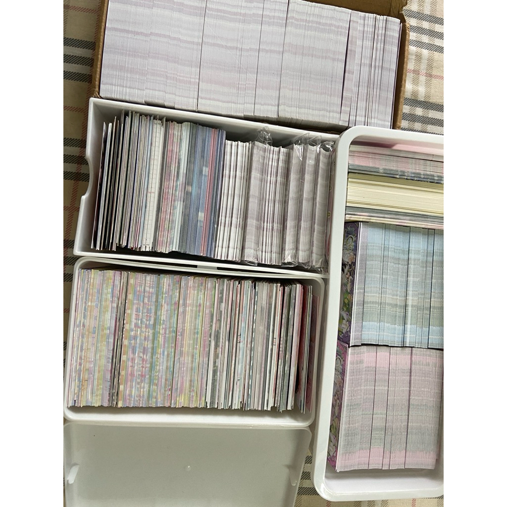 CARD DES, STICKER, NOTE, BOX MIX kpop girls group (Blackpink, Ive, Aespa, Babymonster, Newjeans,…