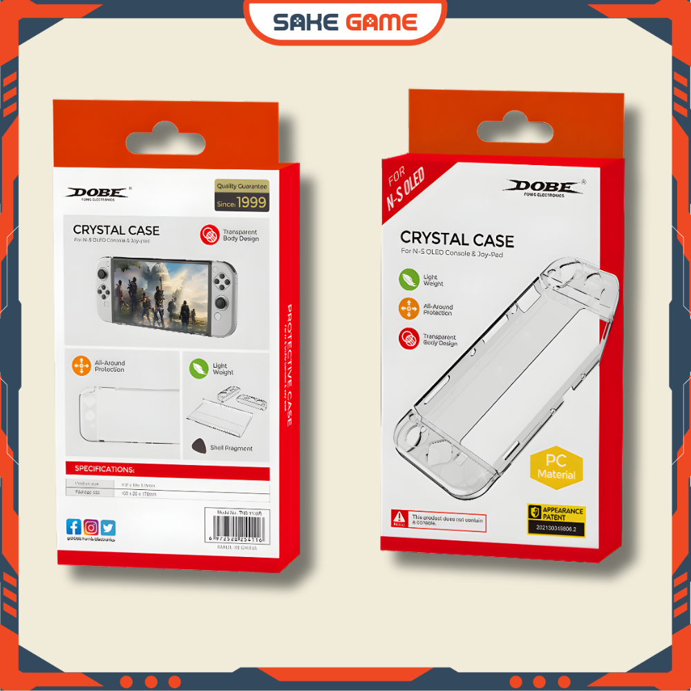Ốp Nintendo Switch Oled Dobe TNS-1133B Case Nintendo Switch Oled Dobe Ốp Switch Oled Case Switch Oled Case TNS-1133B