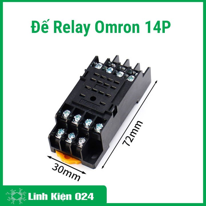 Đế Relay Omron 14P PYF-14A