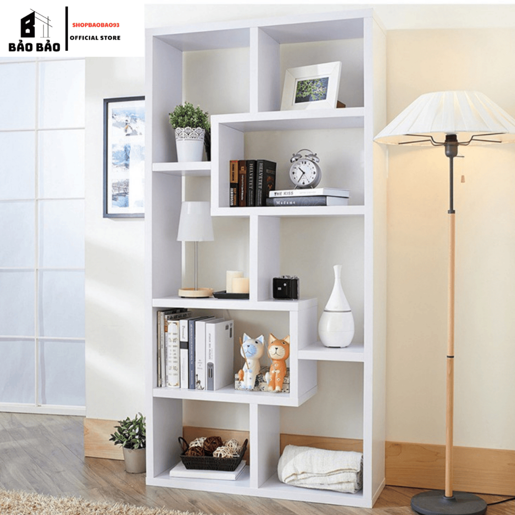 Kệ Trang Trí Đa Năng Hình U – Chất Liệu Gỗ MDF Bền Đẹp, Phong Cách Tối Giản