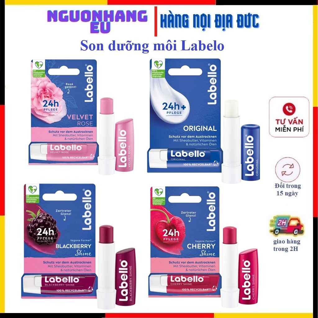 Son dưỡng môi Labello Đức