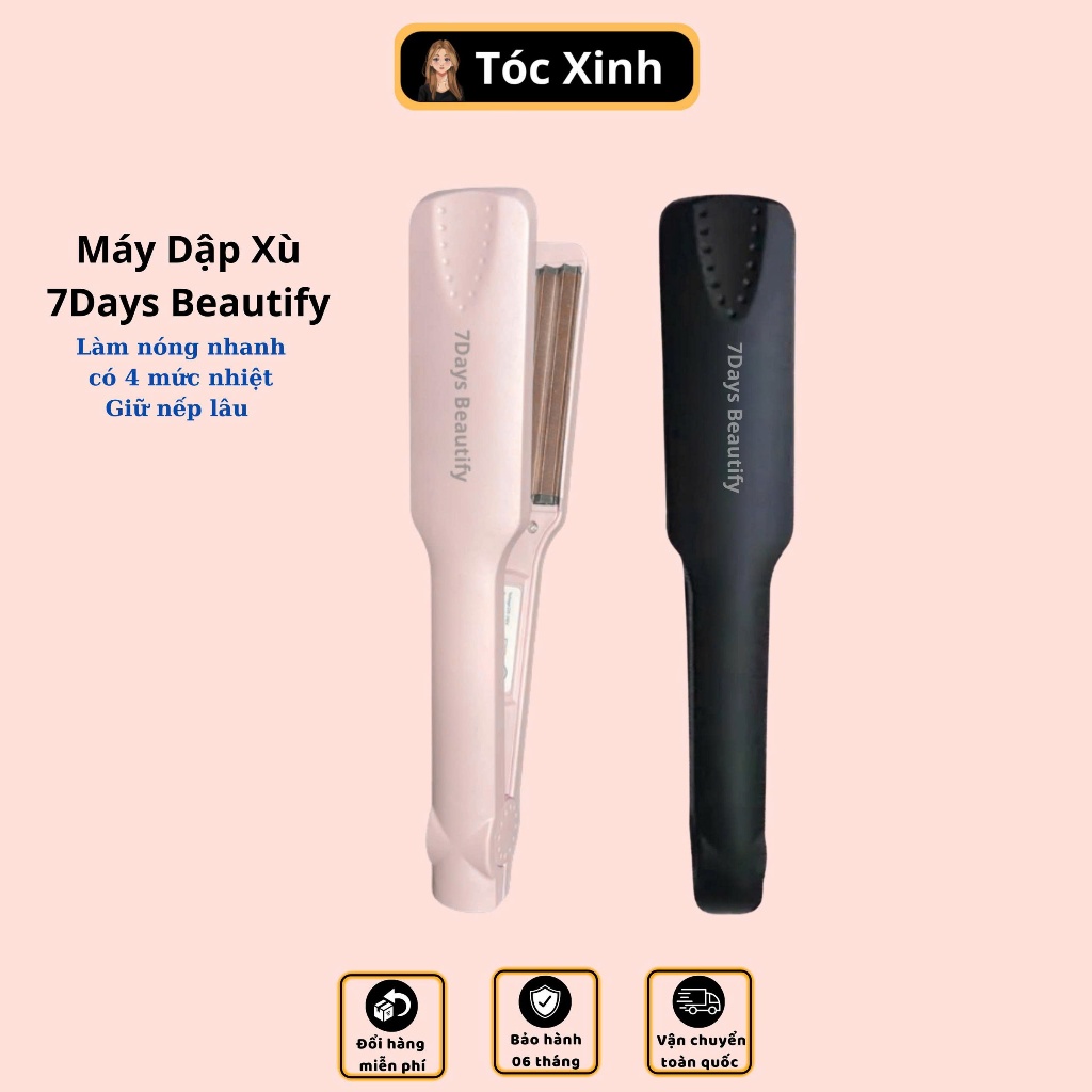 Máy Dập Xù - Bấm Xù - Bấm Mè-Làm Phồng Chân Tóc 4 Mức Nhiệt Cao Cấp