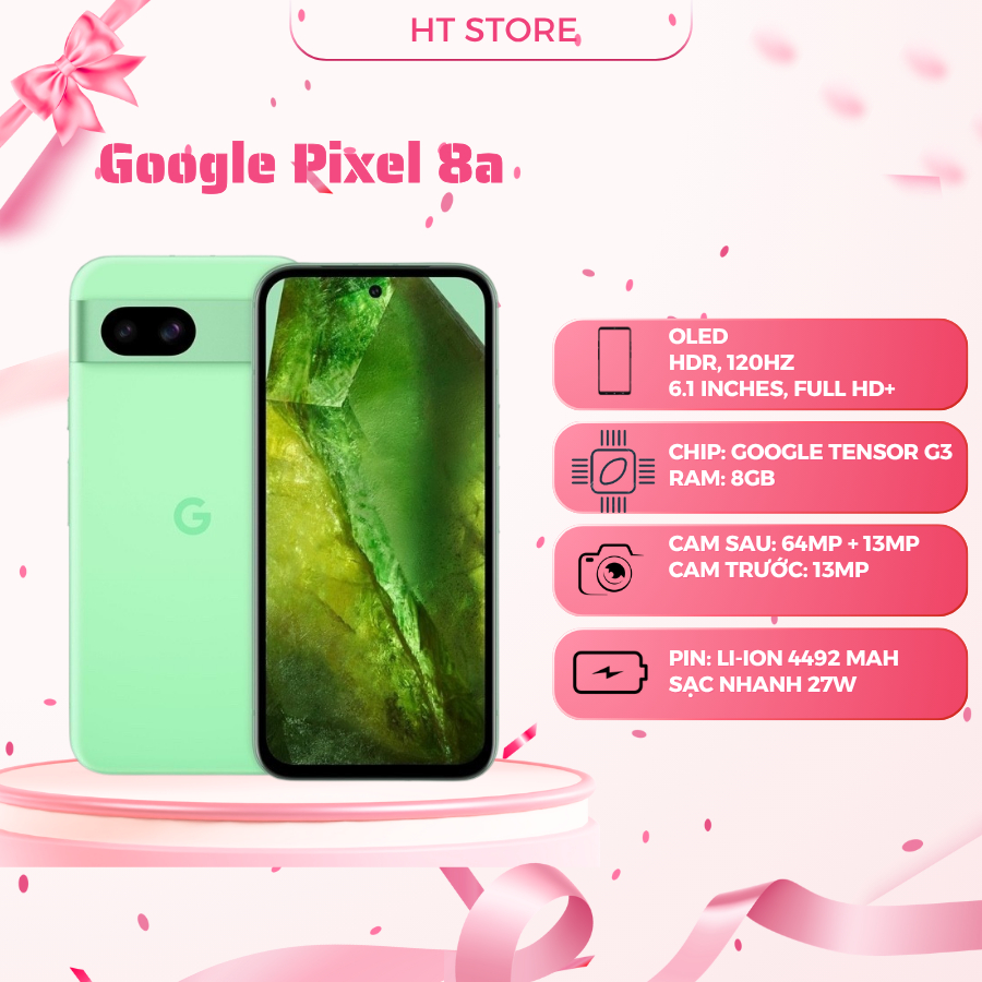 Điện Thoại Google Pixel 8a Quốc Tế 128GB