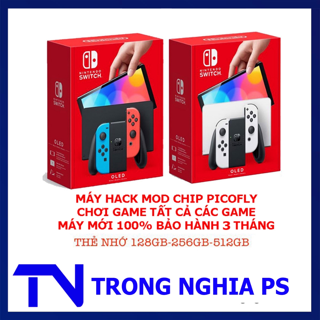 Máy Nintendo Switch Oled Hack Mod chơi full game - Hàng chính hãng Nintendo