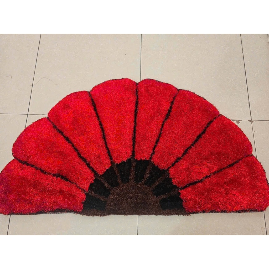 THẢM ĐỂ CHÂN CAO CẤP HÌNH QUẠT – KÍCH THƯỚC 70x140cm ( HÀNG ĐẸP )