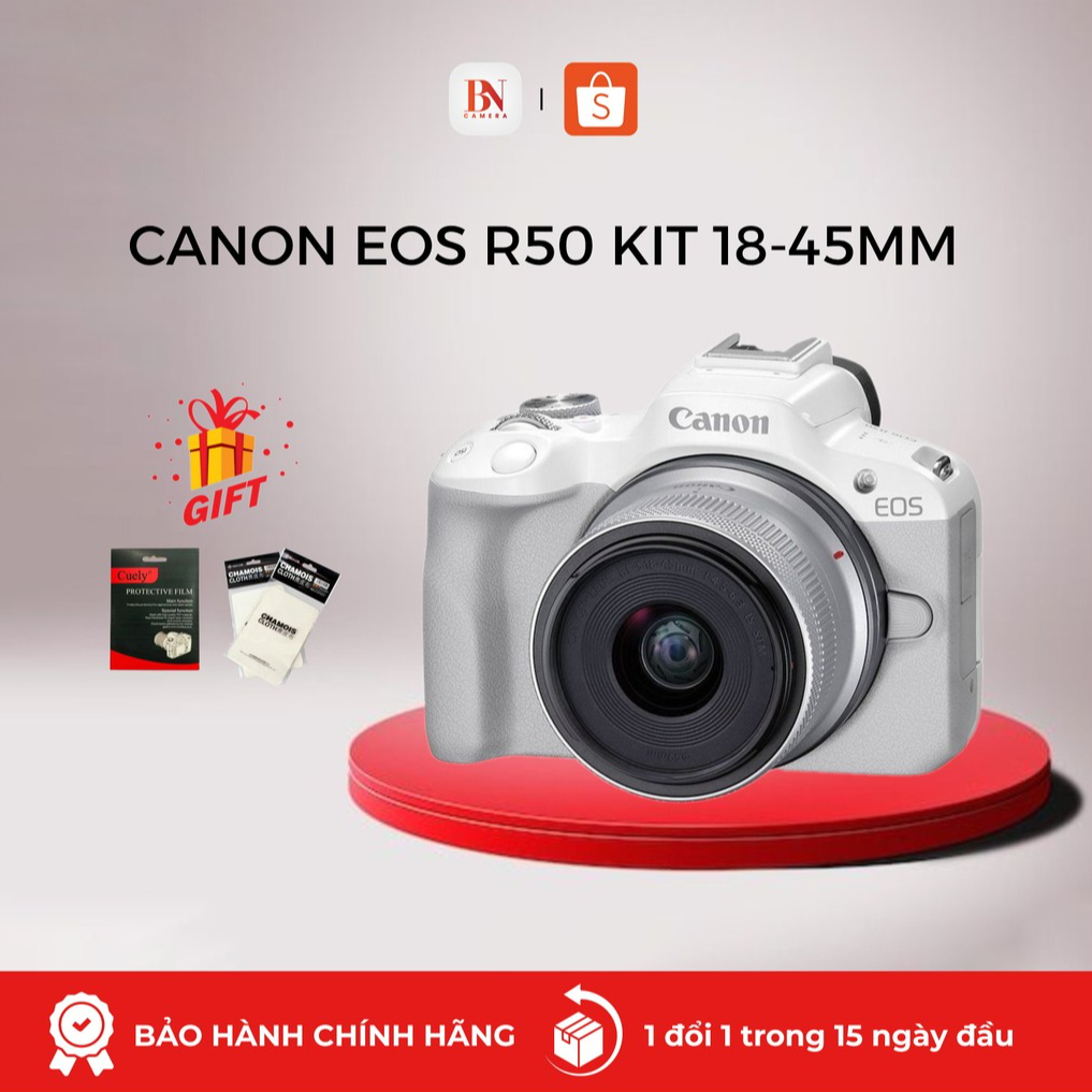 [Bảo hành 24 tháng] Máy ảnh Canon EOS R50 | Chính Hãng