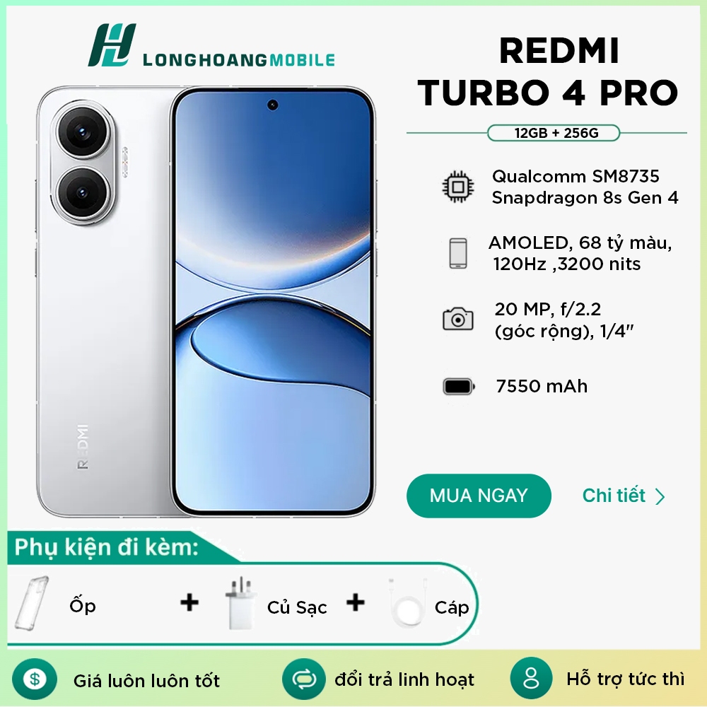 Điện thoại Xiaomi REDMI Turbo 4 Pro Nguyên Seal