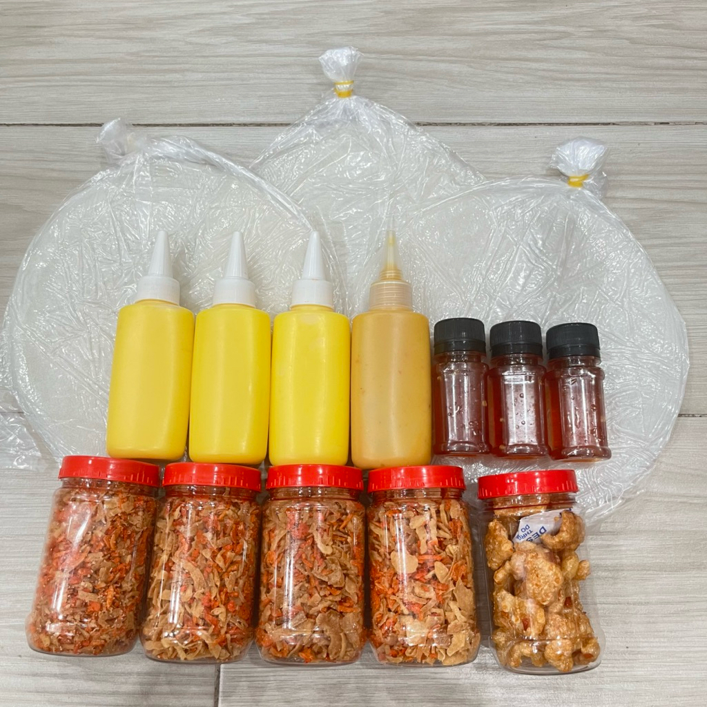 [ FULL TOPPING ] Bánh Tráng Phơi Sương (Kèm Ruốc Tép Hành Phi, Bơ Chai, Xốt & Tóp Mỡ)