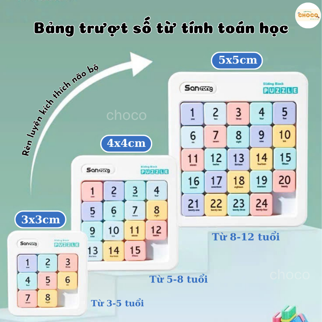 Bảng Trượt Số Từ Tính Sudoku Lắp Ghép Số Thông Minh Cho Bé Từ 3 Đến 12 Tuổi Giúp Bé Phát Triển Trí Tuệ, Tư Duy Logic