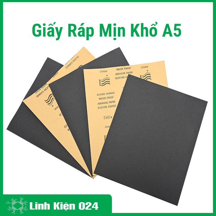Giấy Ráp Mịn Khổ A5