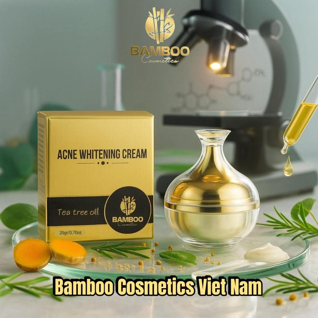 🌟Kem Mụn Acne Whitening Cream Bambool🌟giúp mờ thâm, trắng da